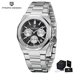 Load image into Gallery viewer, Mens Quartz Sapphire Stainless Steel Watch
