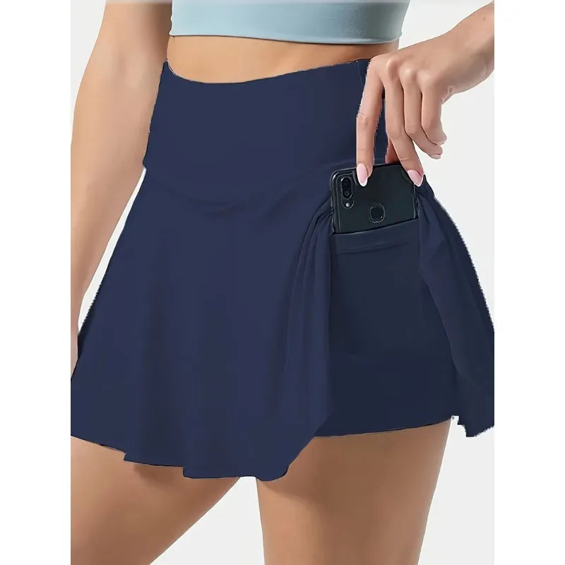 Women's High Waist Quick Drying Fitness Skirt