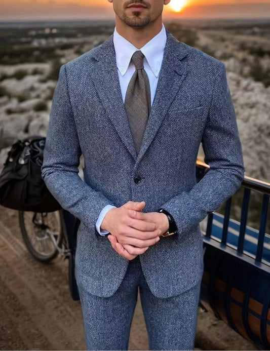 Men's 2 piece Retro British Suit