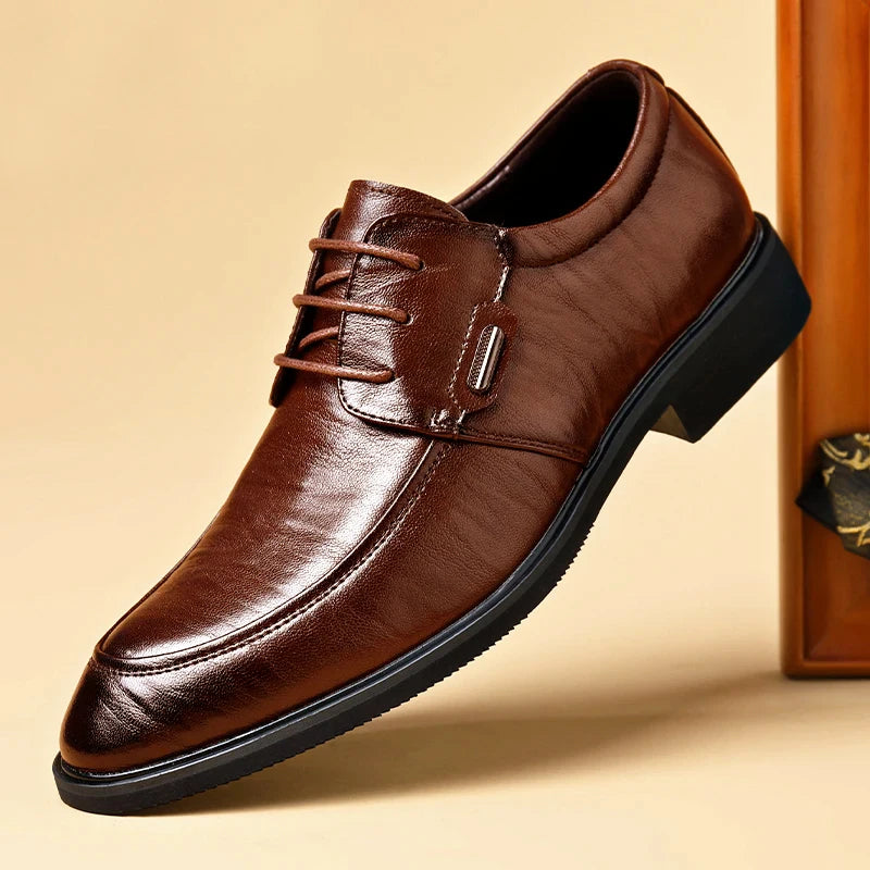 Men's Professional Height-increasing Leather Shoes.
