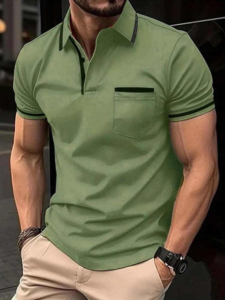 Men's Casual short sleeve Polo shirt