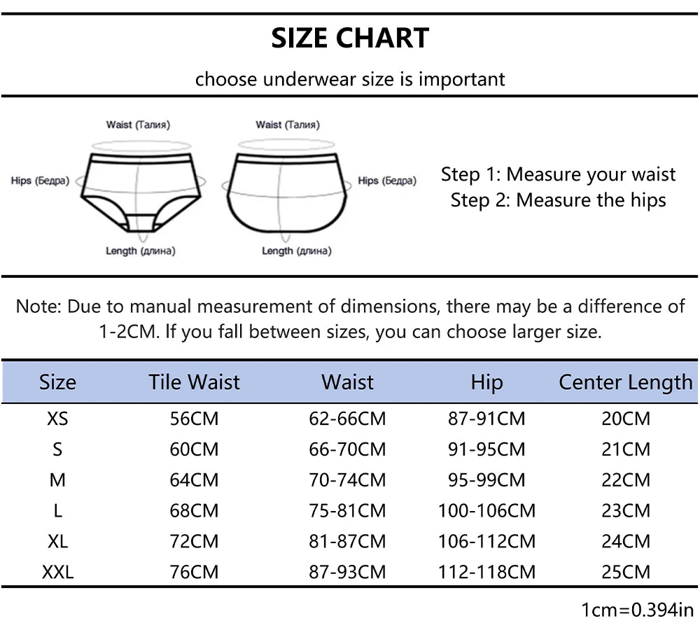 7 Pack of New Fashion Cotton Women's Briefs.
