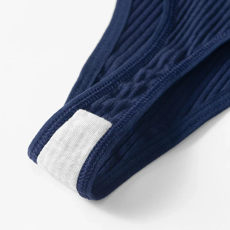 10Pcs Cotton Low-Waist Thongs Set For Women/Girls.