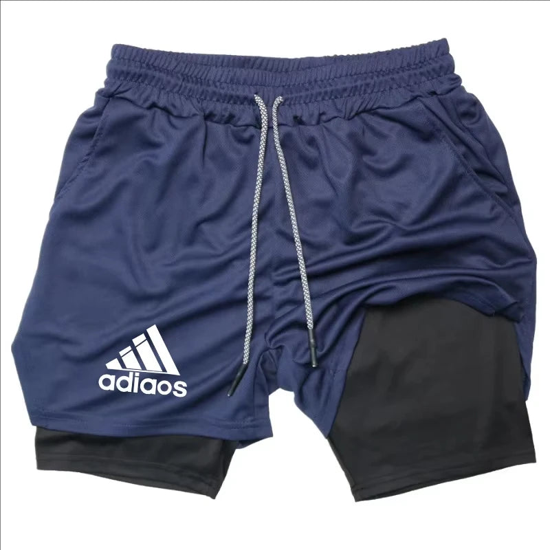 Men's Compression Two-In-One Breathable Shorts