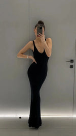 Load image into Gallery viewer, Trendix Knitted Elegant Long Backless Dress
