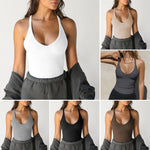 Load image into Gallery viewer, Women Low Cut Knitted Slim Top
