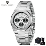 Load image into Gallery viewer, Mens Quartz Sapphire Stainless Steel Watch
