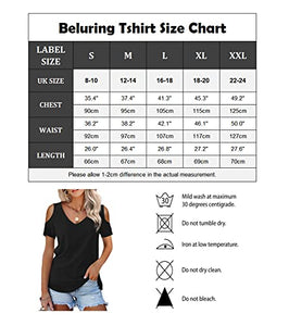 Women's Short Sleeve V-Neck Tunic T-Shirts
