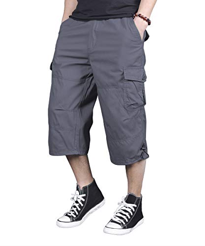 Mens Casual Cargo Long Shorts