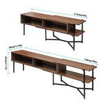 Load image into Gallery viewer, TV Bench Stand with Storage for TVs up to 42&quot;
