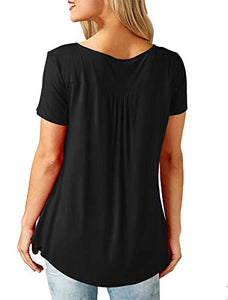 Women's Tops Short Sleeve V-Neck T-Shirt
