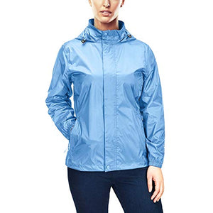 Women's Lightweight Raincoat (Fog Blue)