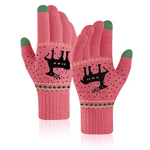 Touch Screen Gloves for Women (Rose)