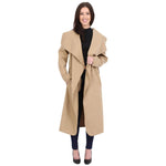 Load image into Gallery viewer, Ladies Italian Trench Long Coat Plus Size UK (Navy, XL)
