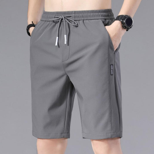 Elastic Waist Drawstring Shorts